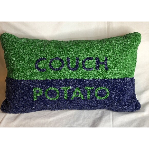 kate spade new york x Target Couch Potato Beaded Rectangle Lumbar Throw Pillow - Picture 1 of 6